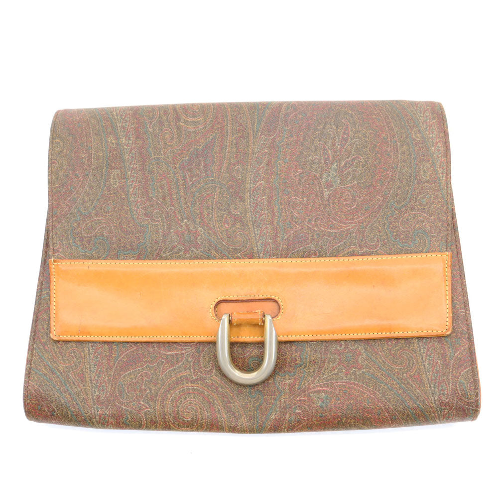 ETRO エトロ クラッチバッグ ブラウン系 メンズ