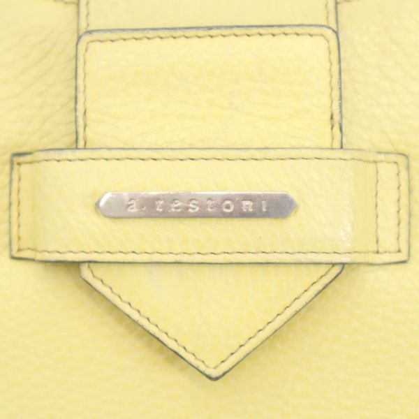 a.testoni アテストーニ トートバッグ イエロー系 レディース