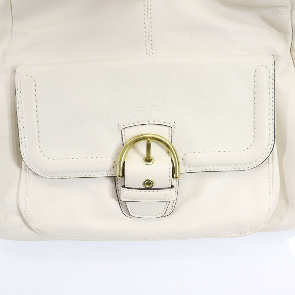 コーチ F24686 キャンベル ホーボー ハンドバッグ オフホワイト COACH レディース