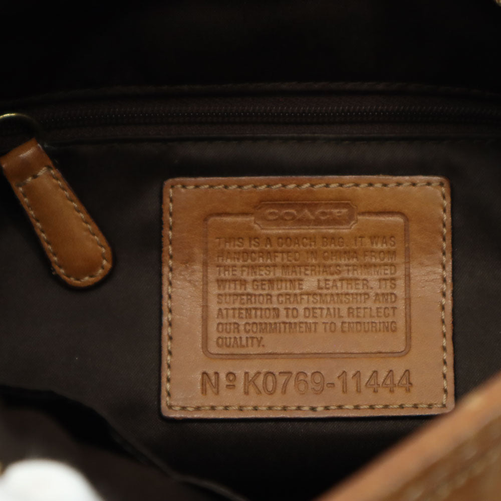 コーチ K0769-11444 ブリーカー シグネチャー柄 ショルダーバッグ ブラウン系 COACH レディース