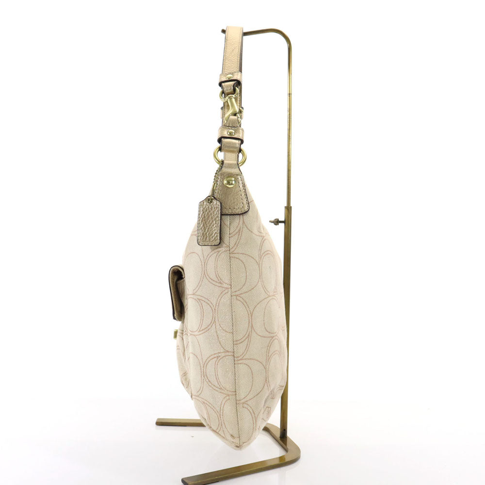 コーチ B1294-F19189 ペネロピ リネン シグネチャー柄 ショルダーバッグ ベージュ系 COACH レディース