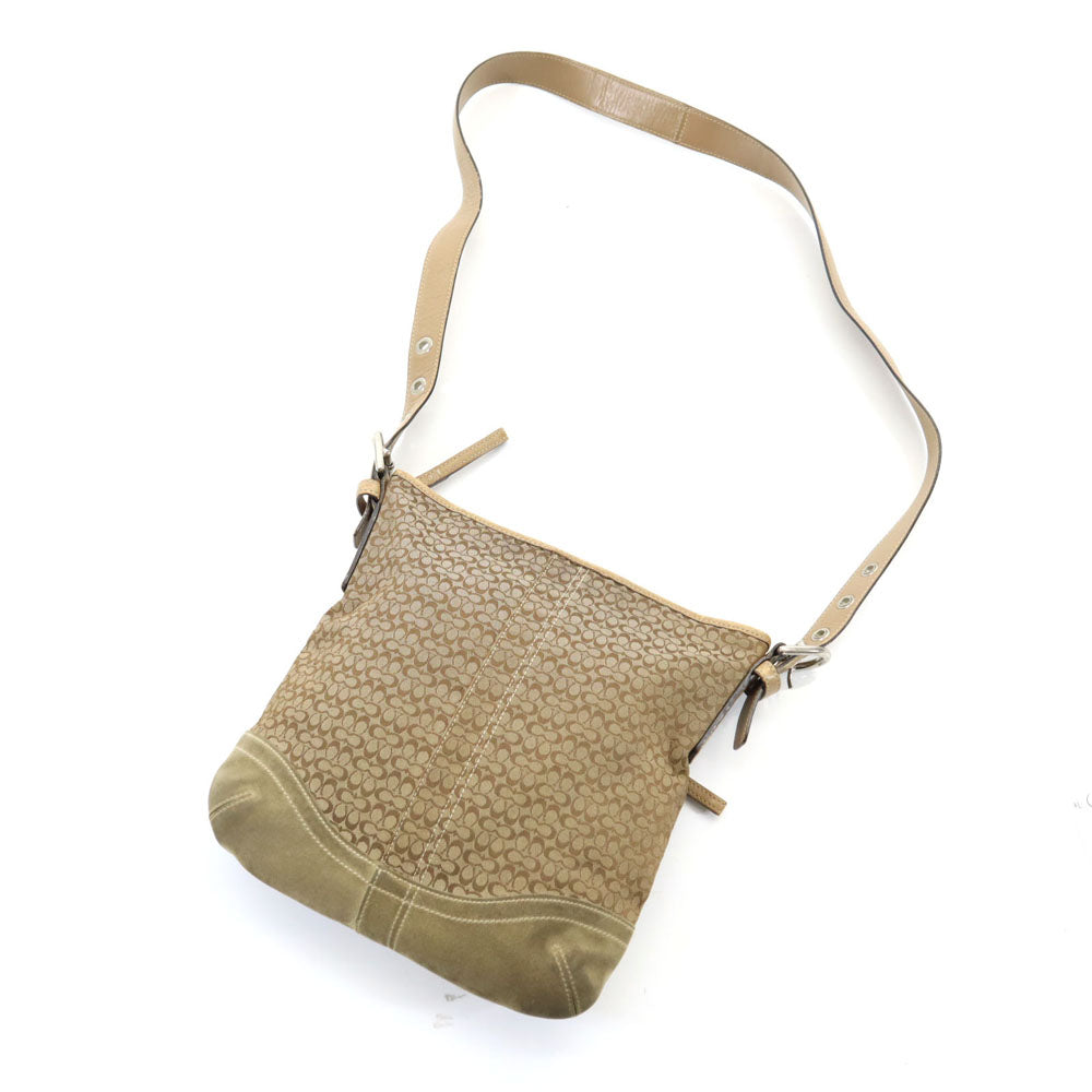 COACH コーチ K0726-F10944 シグネチャー柄 ショルダーバッグ ベージュ系 レディース