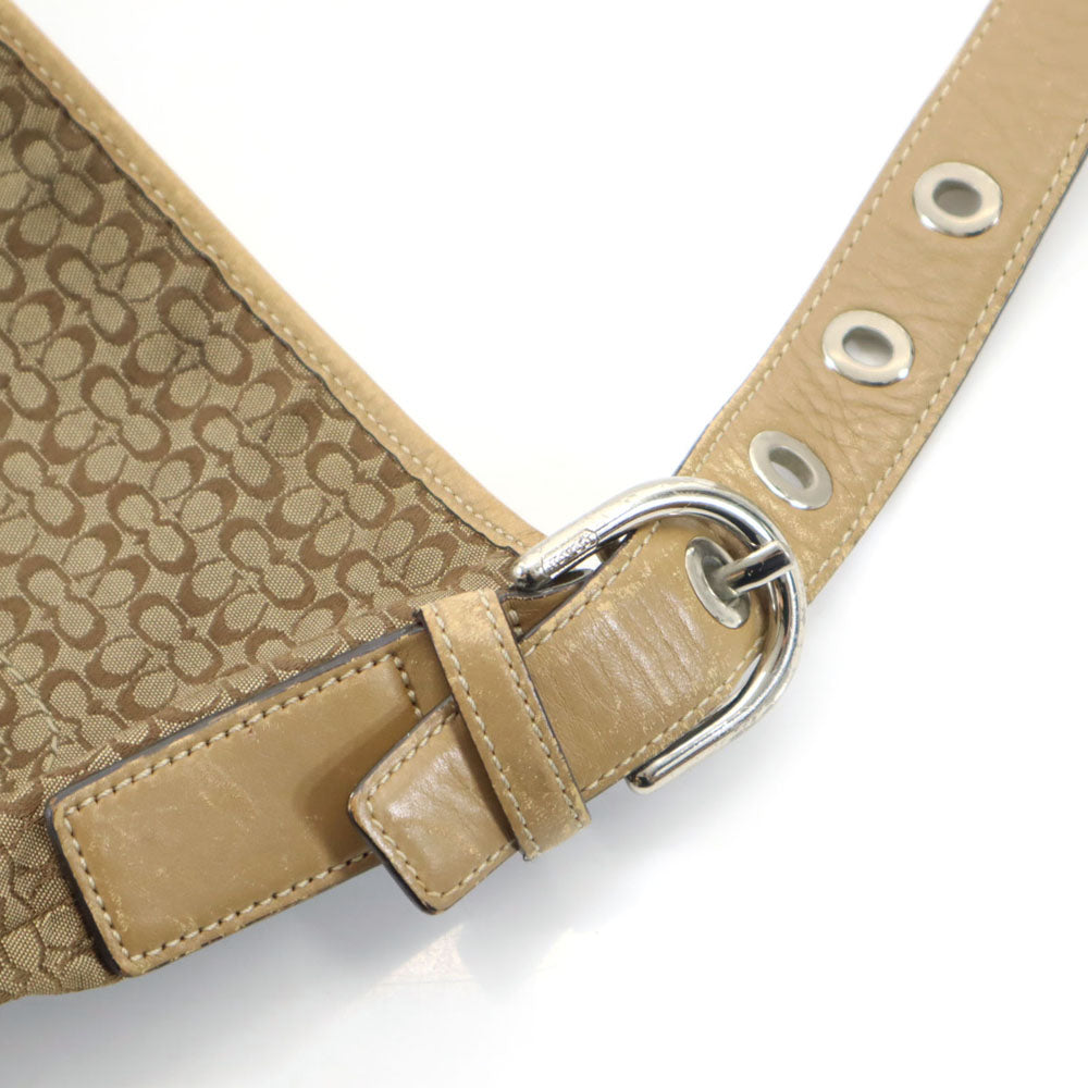 COACH コーチ K0726-F10944 シグネチャー柄 ショルダーバッグ ベージュ系 レディース