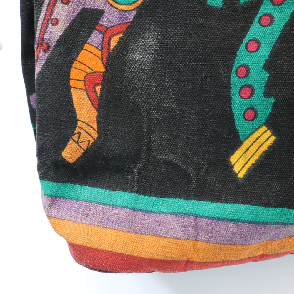 SUN'n’SAND エスニック柄 トートバッグ ブラック 他 SUN'n’SAND キャンバス レディース