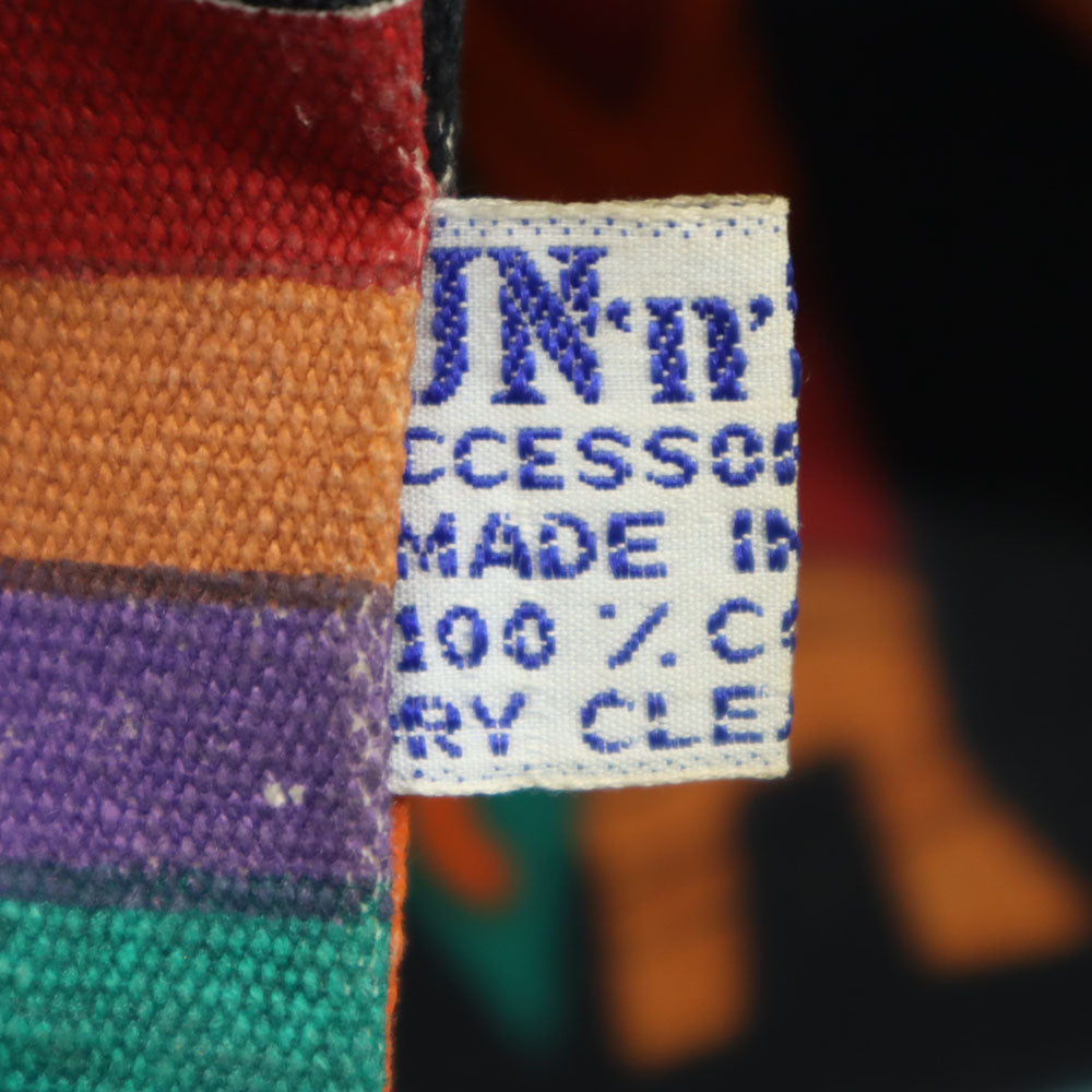 SUN'n’SAND エスニック柄 トートバッグ ブラック 他 SUN'n’SAND キャンバス レディース