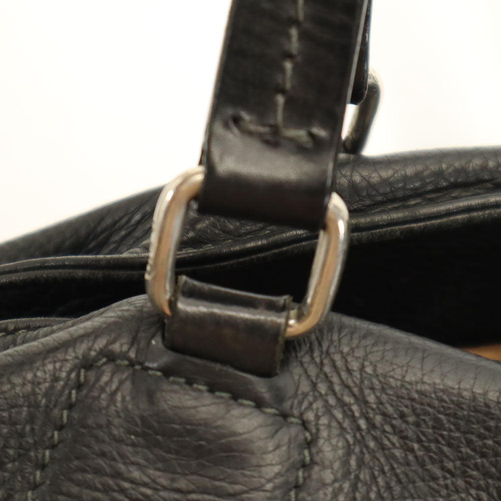 Daniel & Bob ダニエルアンドボブ イタリア製 トゥモローランド別注 レザー トートバッグ ブラック x TOMORROWLAND メンズ