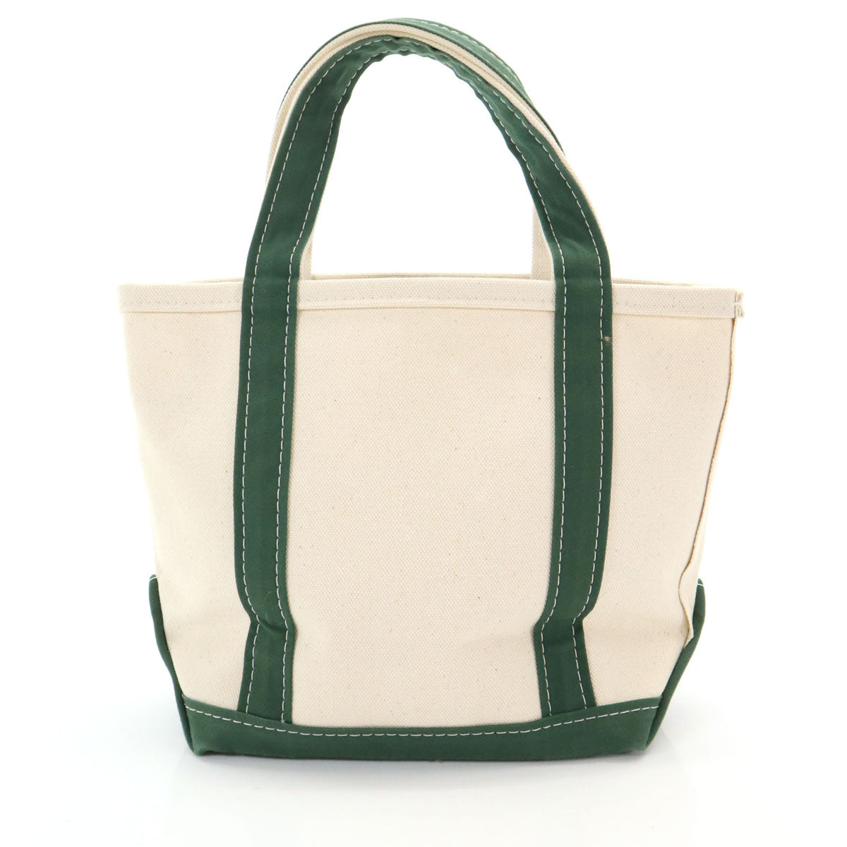 ORCIVAL オーシバル 日本製 キャンバス トートバッグ 白×緑 レディース