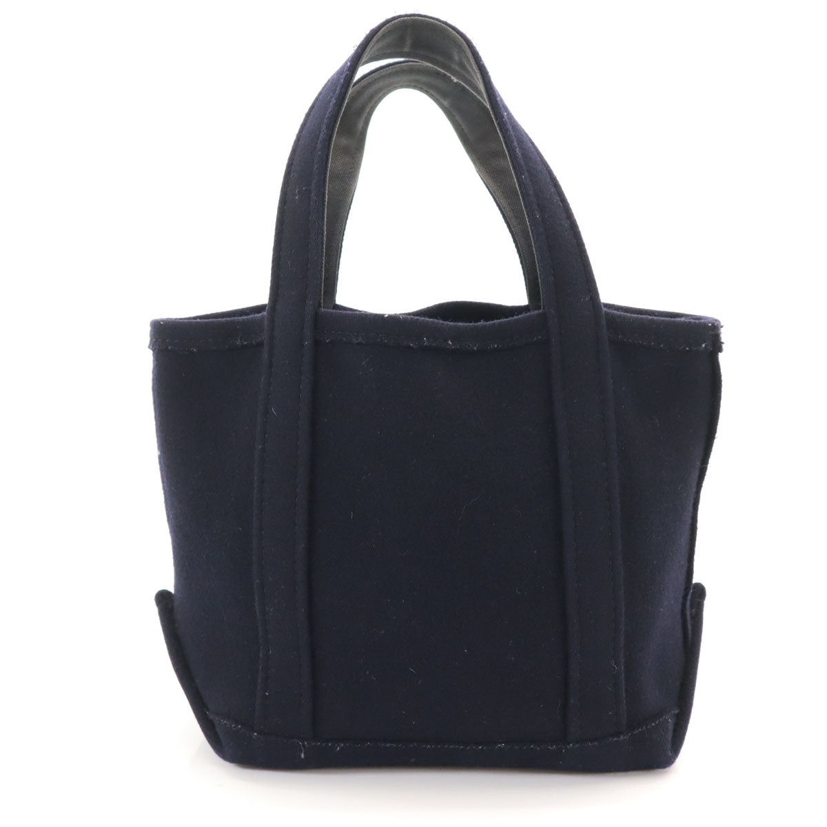 ORCIVAL オーシバル ウールブレンド トートバッグ ネイビー レディース