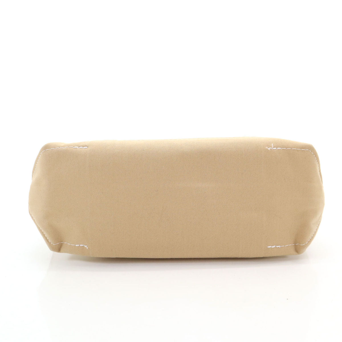 ORCIVAL オーシバル 日本製 キャンバス トートバッグ 白×ベージュ レディース