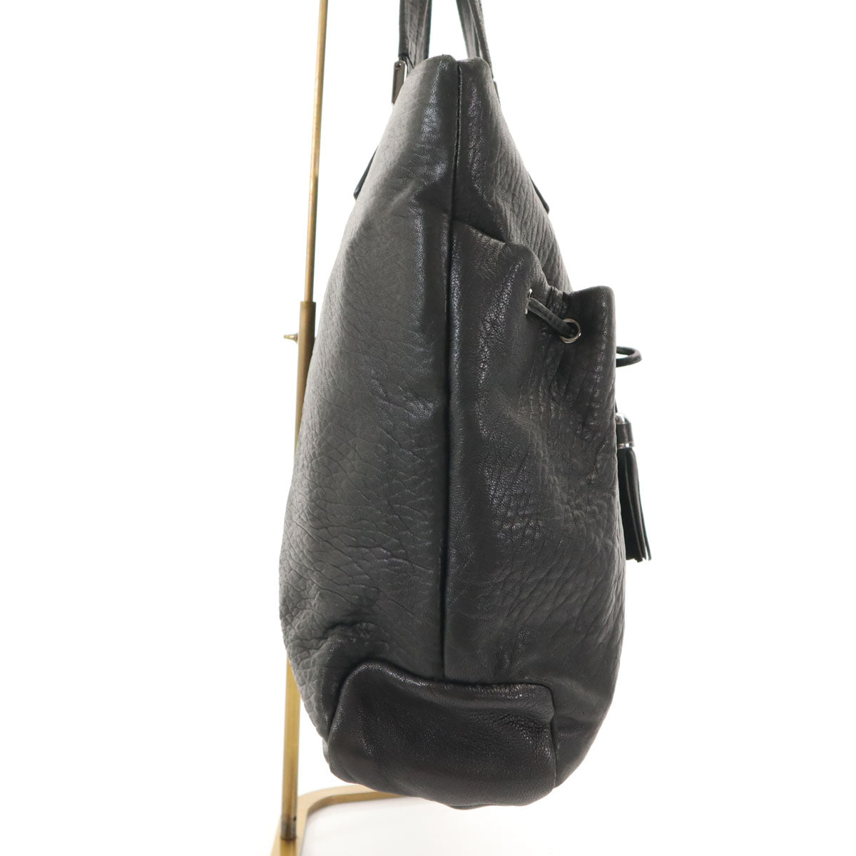 Anya Hindmarch アニヤハインドマーチ リボンタッセル トートバッグ 黒 レディース