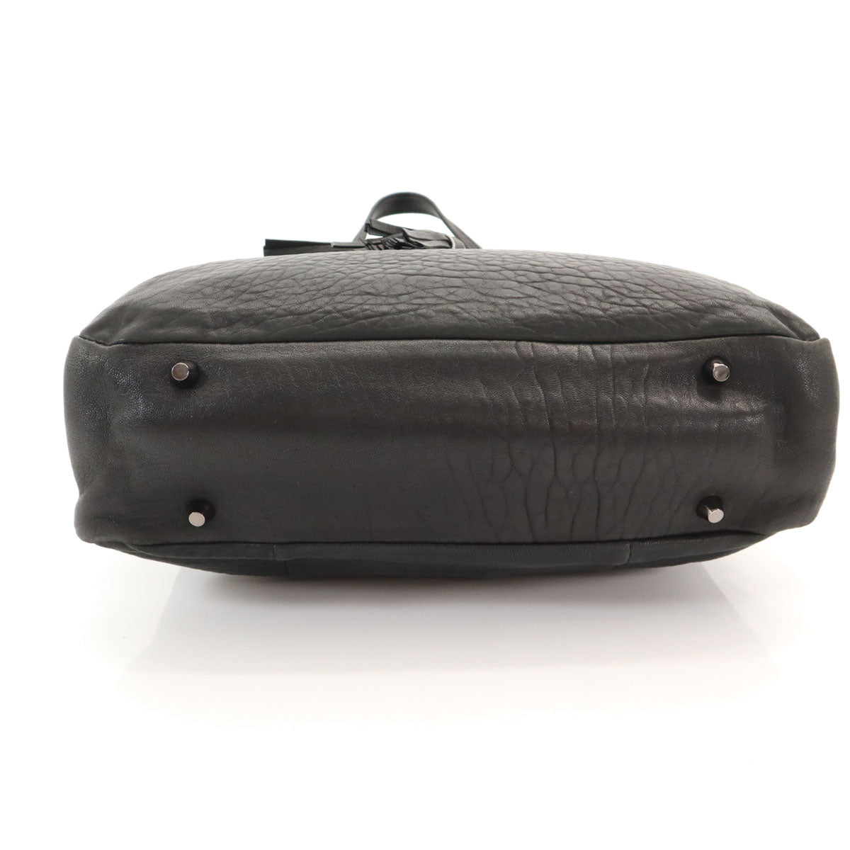 Anya Hindmarch アニヤハインドマーチ リボンタッセル トートバッグ 黒 レディース