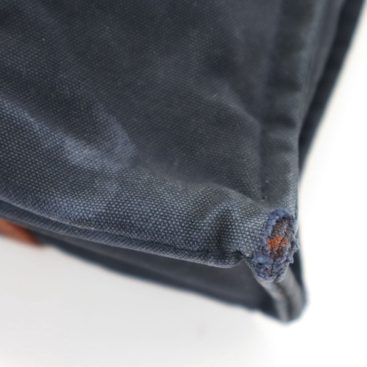HERMES エルメス フランス製 フールトゥPM キャンバス トートバッグ ネイビー 廃番 レディース