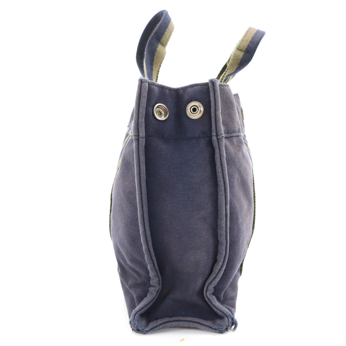 HERMES エルメス フランス製 フールトゥPM キャンバス トートバッグ ネイビー 廃番 レディース