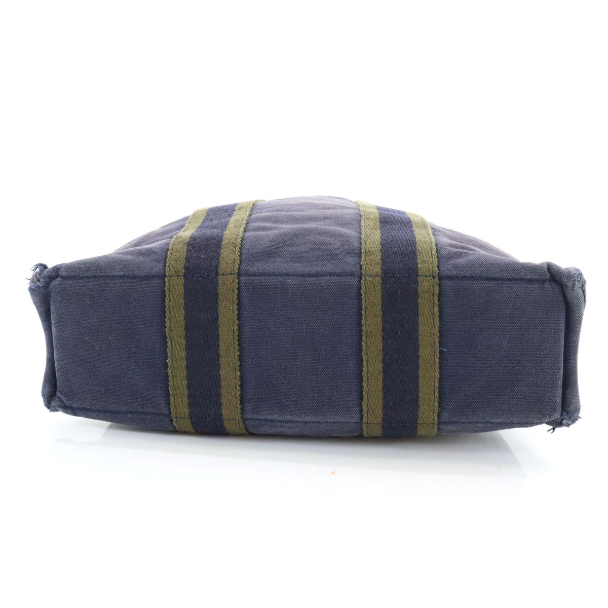 HERMES エルメス フランス製 フールトゥPM キャンバス トートバッグ ネイビー 廃番 レディース