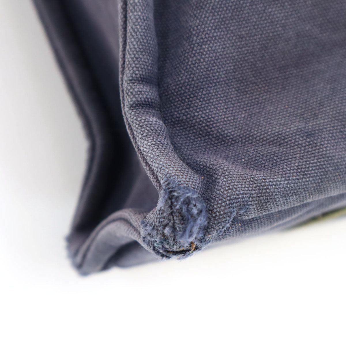 HERMES エルメス フランス製 フールトゥPM キャンバス トートバッグ ネイビー 廃番 レディース