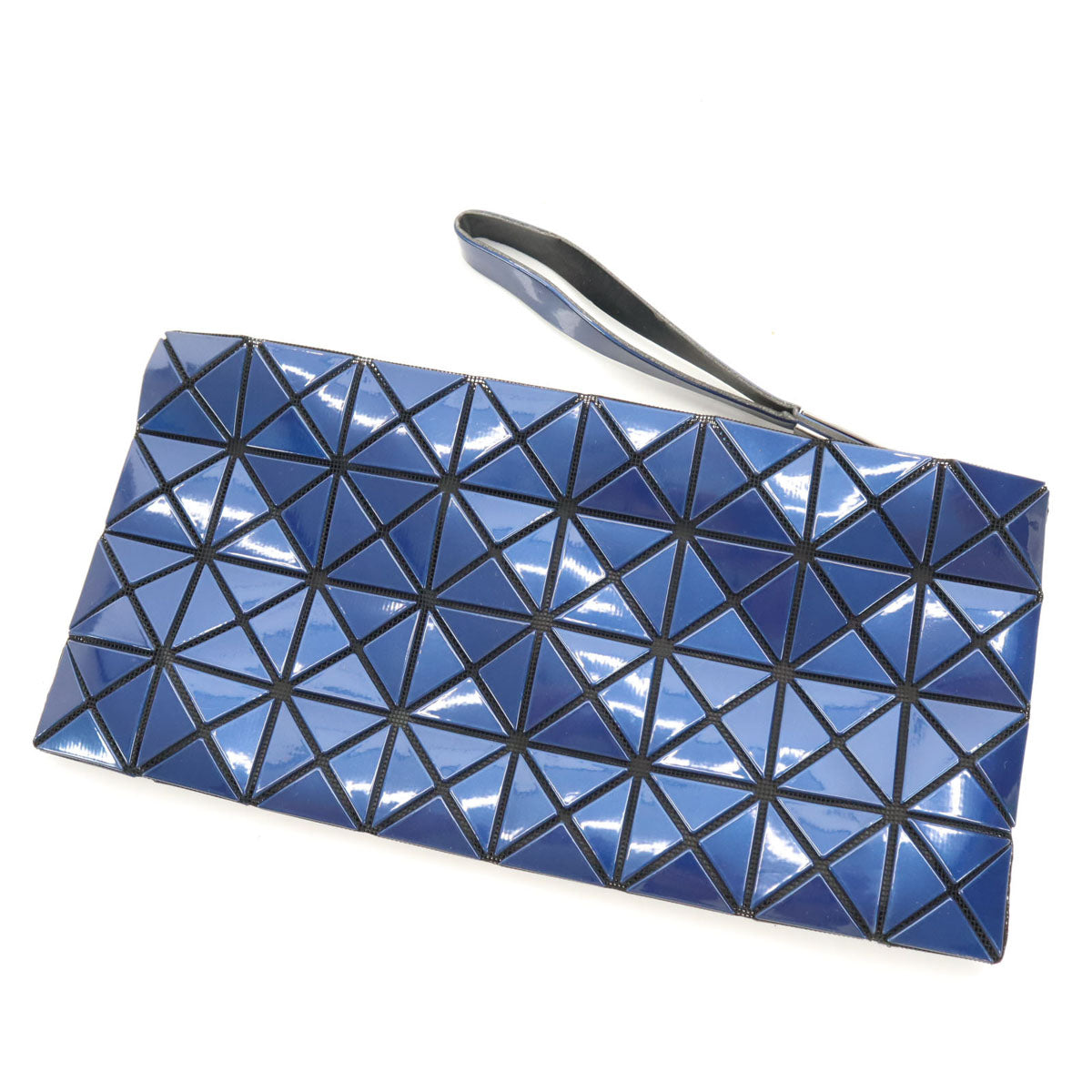 BAO BAO ISSEY MIYAKE バオバオ イッセイミヤケ 日本製 ハンドバッグ ネイビー ポーチ レディース
