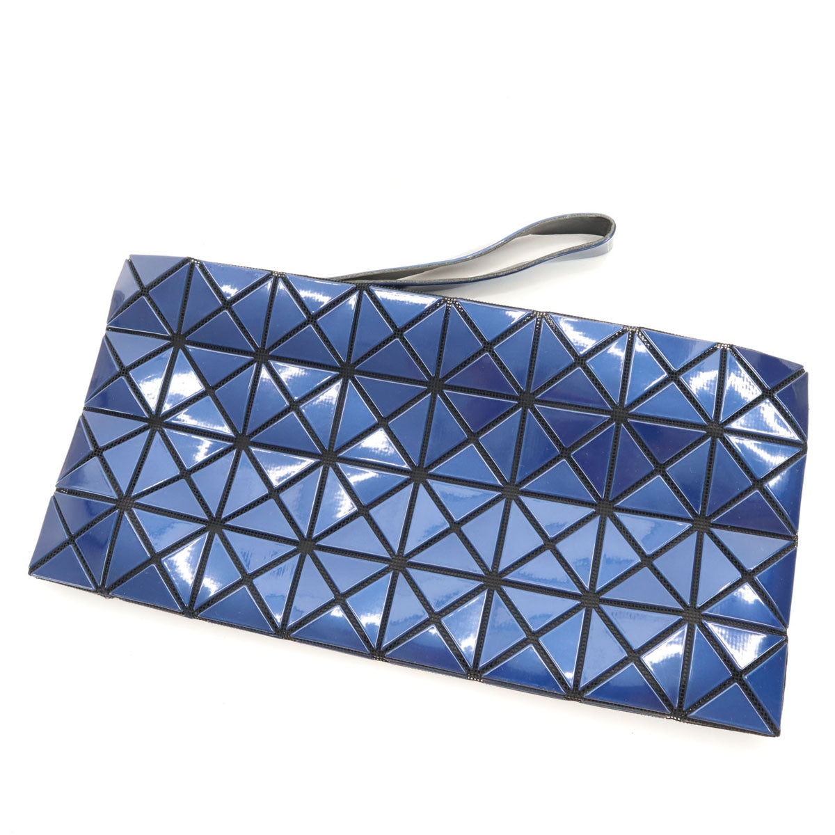 BAO BAO ISSEY MIYAKE バオバオ イッセイミヤケ 日本製 ハンドバッグ ネイビー ポーチ レディース