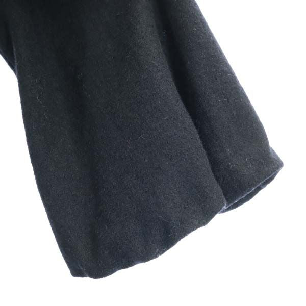 MARC JACOBS マークジェイコブス ウールブレンド 7分袖 Vネック ワンピース 6 黒 チュニック レディース