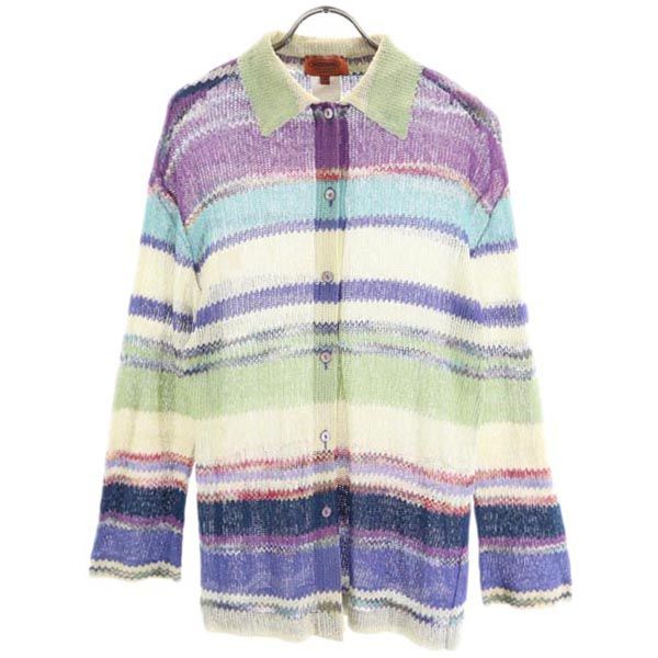 Missoni ミッソーニ イタリア製 長袖 ニット シャツ 44 レディース