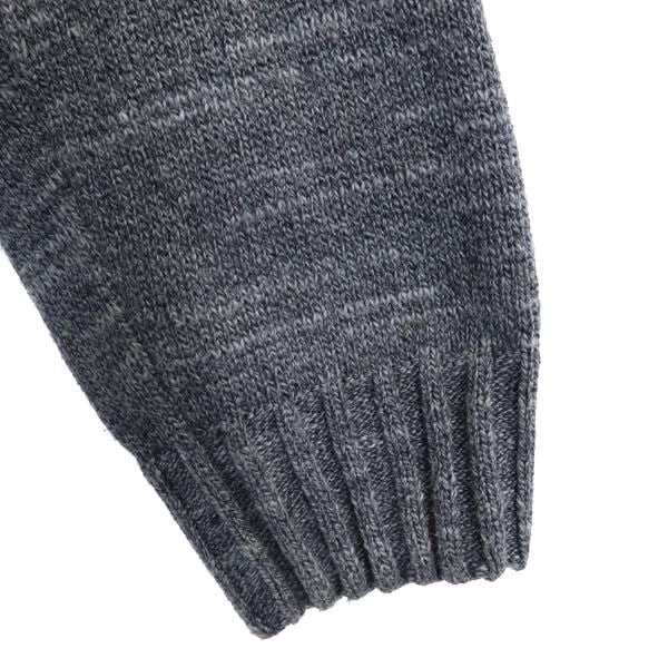 DENHAM デンハム ウールブレンド 長袖 コットンニット ショールカラー カーディガン L グレー系 メンズ