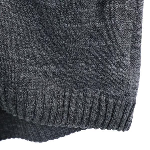 DENHAM デンハム ウールブレンド 長袖 コットンニット ショールカラー カーディガン L グレー系 メンズ