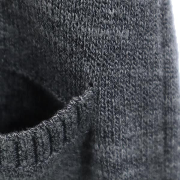 DENHAM デンハム ウールブレンド 長袖 コットンニット ショールカラー カーディガン L グレー系 メンズ