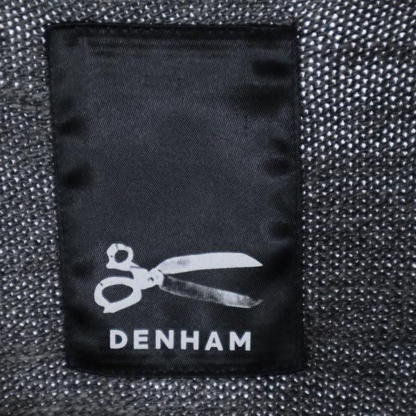 DENHAM デンハム ウールブレンド 長袖 コットンニット ショールカラー カーディガン L グレー系 メンズ