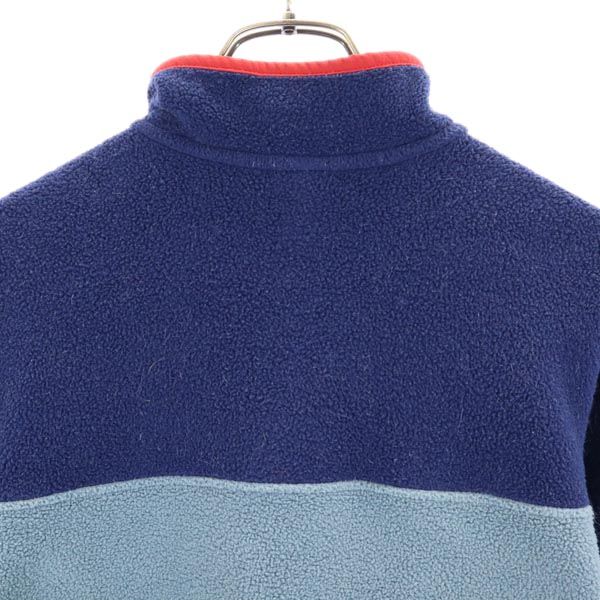 patagonia パタゴニア 65572 ハーフボタン フリースジャケット L 12 紺系 アウトドア キッズ
