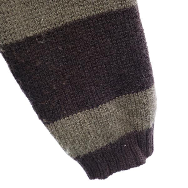 patagonia パタゴニア ボーダー 長袖 ニット S ブラウン系 アウトドア セーター メンズ