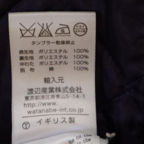 LAVENHAM ラベンハム キルティングジャケット 36 紫 フード レディース