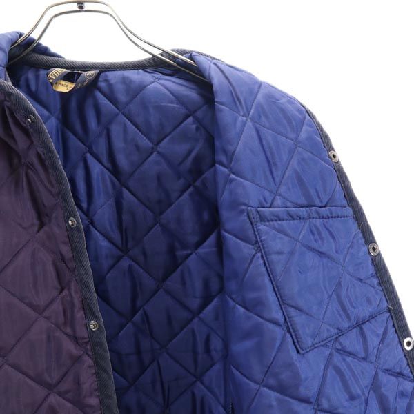 LAVENHAM ラベンハム キルティングジャケット 36 紫 フード レディース