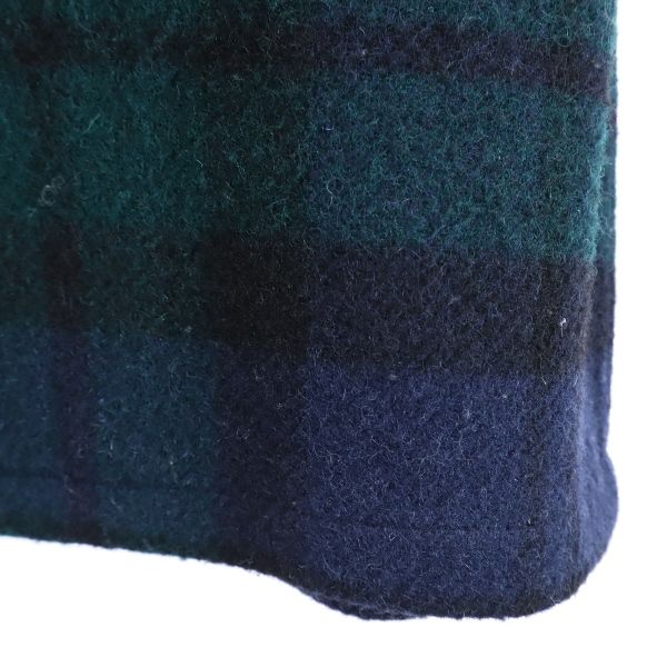 BEMIDJI ベミジ USA製 ウールブレンド チェック シャツジャケット 14 ネイビー系 キッズ