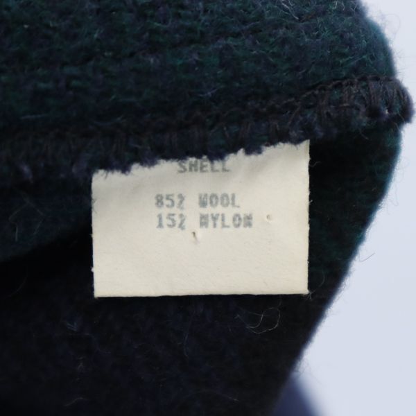 BEMIDJI ベミジ USA製 ウールブレンド チェック シャツジャケット 14 ネイビー系 キッズ