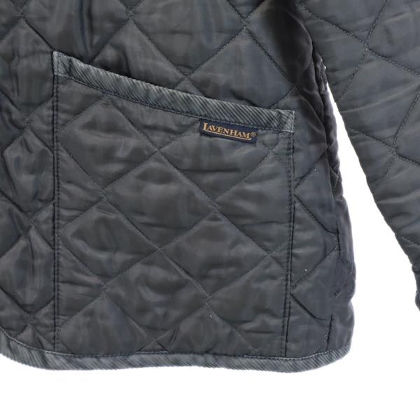 LAVENHAM ラベンハム 英国製 キルティングジャケット 36 カーキ 中綿 メンズ