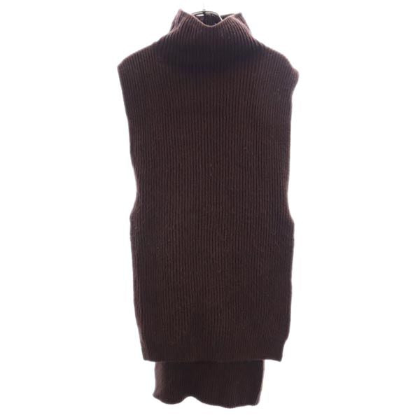 AMERI UNDRESSED アメリ ニット ベスト S ブラウン系 レディース