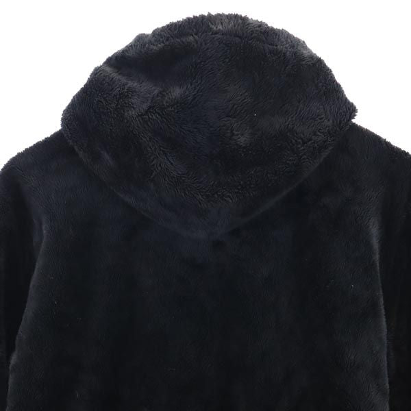 LOUNGE LIZARD ラウンジリザード 日本製 長袖 ボア パーカー 2 ブラック メンズ