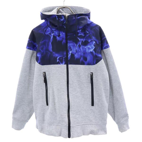 コロンビア エクストララージ コラボ 長袖 スウェット ジップパーカー M グレー系 Columbia XLARGE アウトドア メンズ