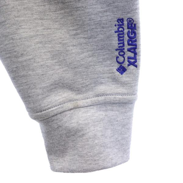 コロンビア エクストララージ コラボ 長袖 スウェット ジップパーカー M グレー系 Columbia XLARGE アウトドア メンズ
