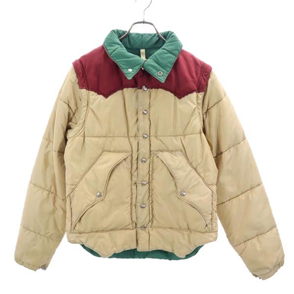 Powderhorn パウダーホーン 80s ヴィンテージ 2WAY 中綿ジャケット M ベージュ系 ベスト メンズ