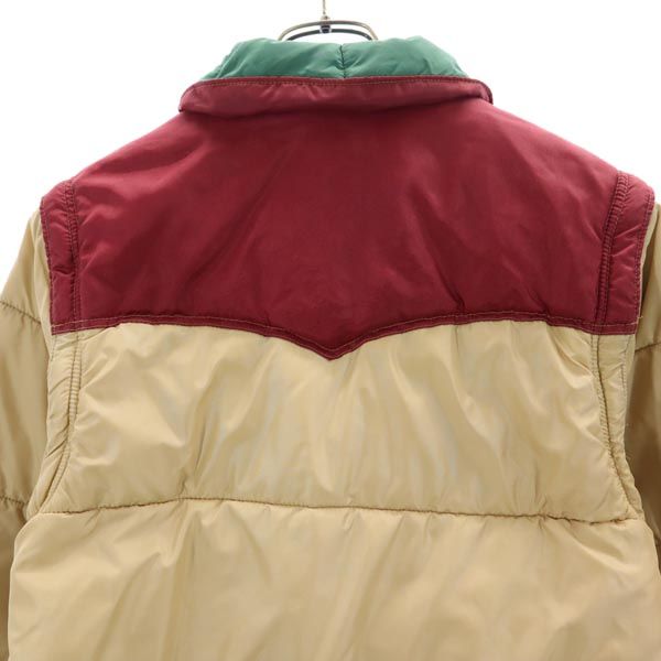 Powderhorn パウダーホーン 80s ヴィンテージ 2WAY 中綿ジャケット M ベージュ系 ベスト メンズ