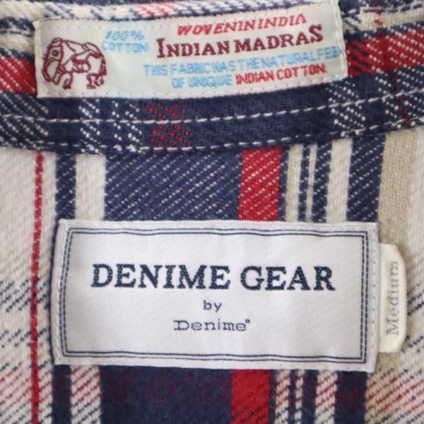 DENIME GEAR ドゥニームギアー チェック柄 長袖 シャツ M ワーク メンズ