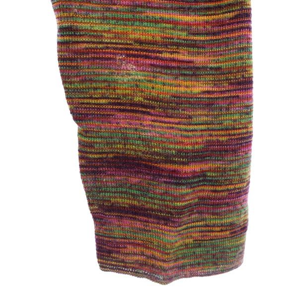 Missoni ミッソーニ イタリア製 総柄 長袖 スカートスーツ 上下 セットアップ 44/42 レディース