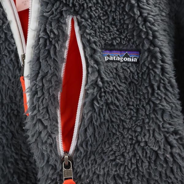 patagonia パタゴニア ボア フリースジャケット XS グレー系 アウトドア メンズ