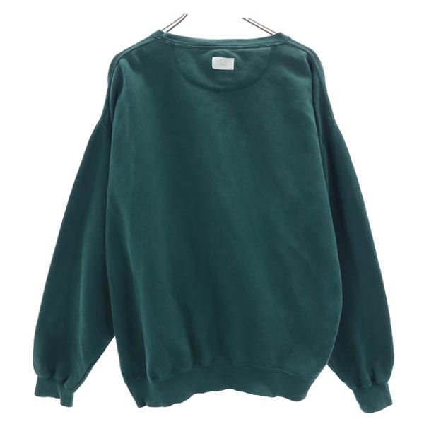 GEAR ギア 90s オールド 長袖 スウェット トレーナー M グリーン系 裏起毛 メンズ