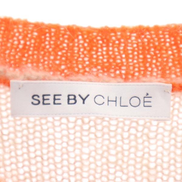 SEE BY CHLOE シーバイクロエ イタリア製 モヘヤブレンド ノースリーブ ニット ワンピース 38 レディース