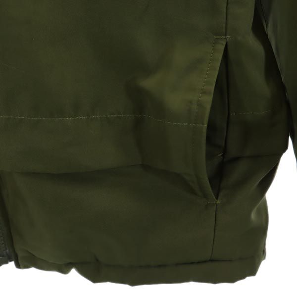 UNIQLO ユニクロ 長袖 ウォームパデット パーカー 140 カーキ 中綿ジャケット キッズ