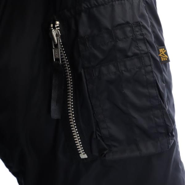 アルファインダストリーズ ナイロン 中綿ジャケット XL 黒 ALPHA INDUSTRIES INC メンズ