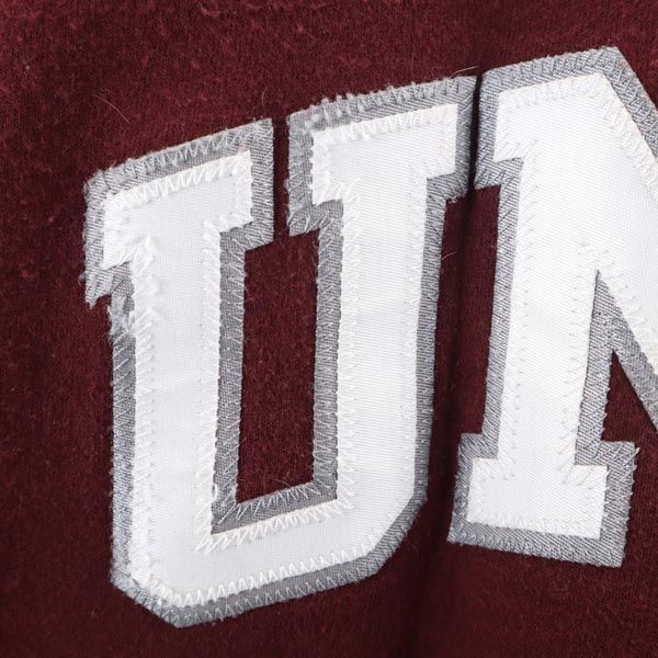 Champion チャンピオン ロゴ刺繍 長袖 スウェット トレーナー M えんじ 裏起毛 メンズ