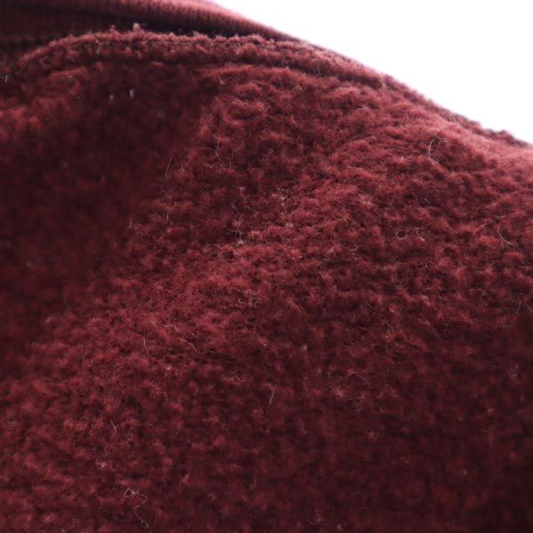 Champion チャンピオン ロゴ刺繍 長袖 スウェット トレーナー M えんじ 裏起毛 メンズ