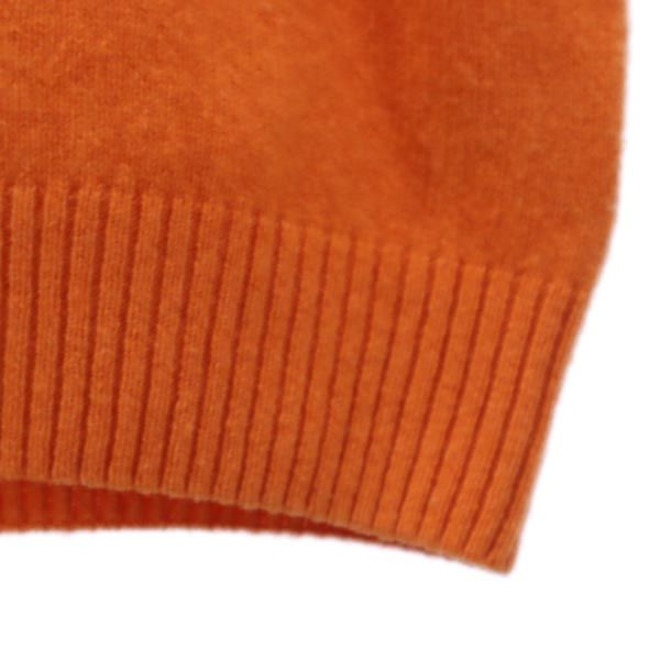 Mars Nnit wear イギリス製 ウール 長袖 セーター XL オレンジ ニット メンズ